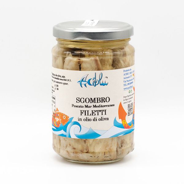 Immagine di Filetti di Sgombro in Olio di Oliva 300 g