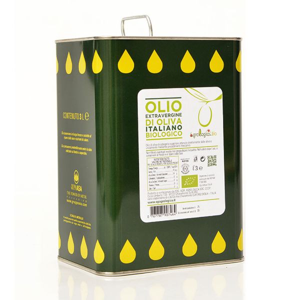 Immagine di Olio Extravergine di Oliva Biologico 3l